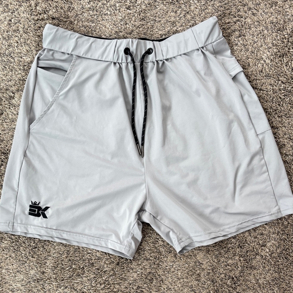 Light Gray Men's Athletic Shorts